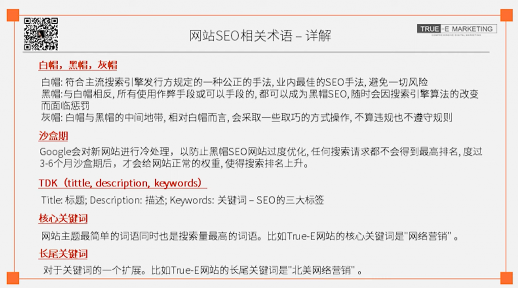 网站SEO, 2022年做网站SEO必须要知道的相关术语! 1/2, True-E